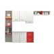 thumbnail image 1 of Kit Cocina Aereo Carolina Blanco - Rojo, 1 of 3