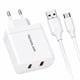 thumbnail image 1 of Cargador Rápido QC 3.0 18W USB-A a USB-C Certificado - PS, 1 of 5