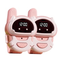 Bothyi - 2 Piezas De Relojes Para Niños Walkie Talkies Para Actividades Al Aire Libre Camping Senderismo Rosa