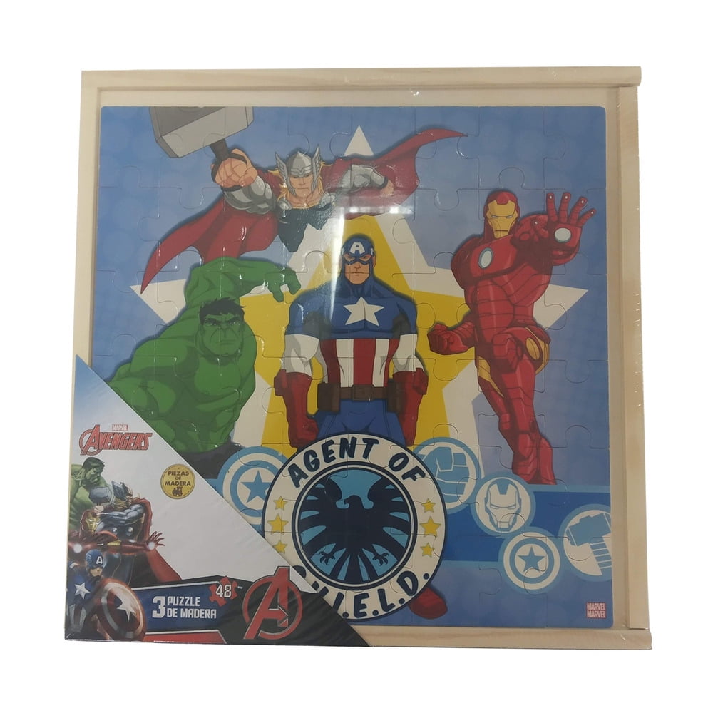 CAJA 3 PUZZLE 48 PIEZAS AVENGERS | Lider