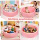 thumbnail image 2 of Piscina de Pelotas SIUUHOVS 90x30 cm Rosa Claro con Cama de Espuma, 2 of 6