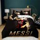 thumbnail image 1 of 3pc Duvet Cover Lionel Messi Boys Bedding Set 3 Piece Ultra Soft Duvet Cover with Pillowcase Comforter Set Children Gift Bed Sheets, 1 of 5