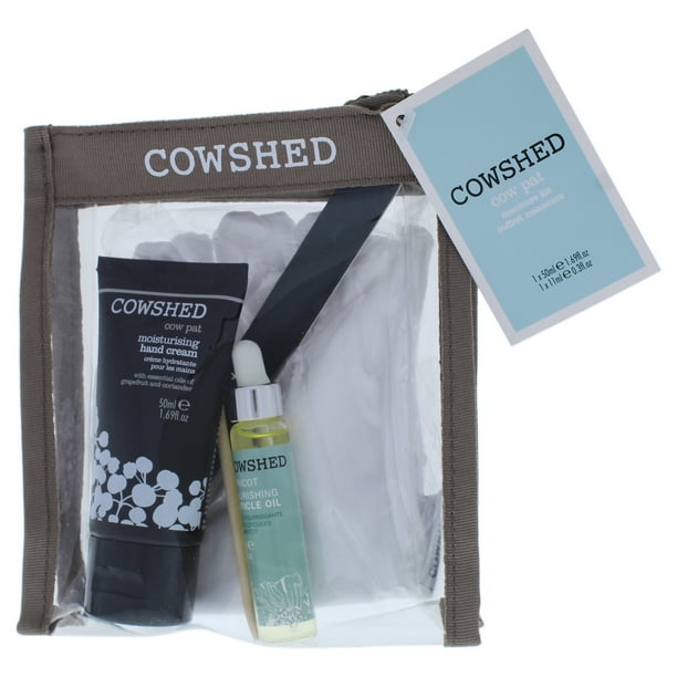 Kit de Manicura Cow Pat de Cowshed para es: 5 Pzas: Crema de Manos 1,69 Oz, Aceite de Cutícula 0,3 Oz, Clavos de Olor Humectantes, Lima de Uñas, Palito para Cutículas