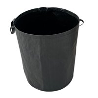 Ioensy - Bolsa Reutilizable Para Hojas De Jardín Con Asas, Bolsa Para Recortes De Hierba, Bolsa De Jardinería, Color Negro, 500L