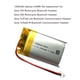 thumbnail image 2 of Batería AOLIKES 102641A 1200mAh para Sena 50S 30K 20S EVO, 2 of 2