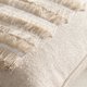 thumbnail image 2 of Pack 2 Cojines Chenille con Flecos 45x45 cm Boho Decorativos - Paros Beige, 2 of 5