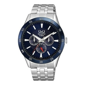 Q&Q - Reloj Ce02J422Y Hombre Analogo Metal