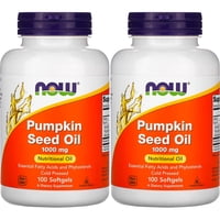 Aceite De Semillas De Calabaza Supplement Now Foods, 1000 Mg, Geles Blandos, 200