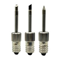 Magideal - 3 Piezas De Puntas De Soldador De Larga Duración, Puntas De Soldadura De Soldadura Eléctrica Roscadas Puntas De Soldadura Inalámbricas Usb Recargables