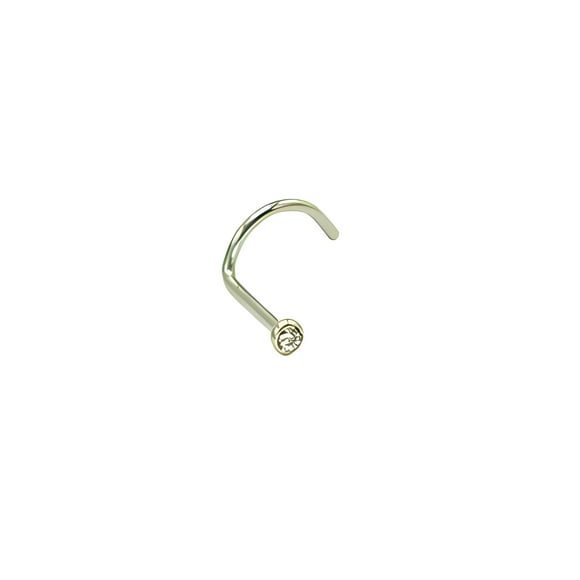 Piercing Nostril Tipo S Titanio Astm F136 20g Nariz 2mm
