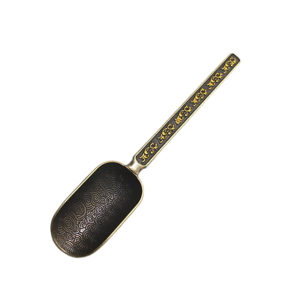 Cuchara De Hoja De Té Retro, Accesorios De Té Kongfu Chino, Herramienta De Bronce