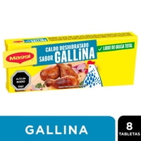 Caldo Sabor Gallina (8 Tabletas) Caja 88 G Maggi