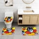 thumbnail image 2 of Juego de Alfombras de Baño Desmarcar Freakazoid Terciopelo Coral 3 Piezas, 2 of 6