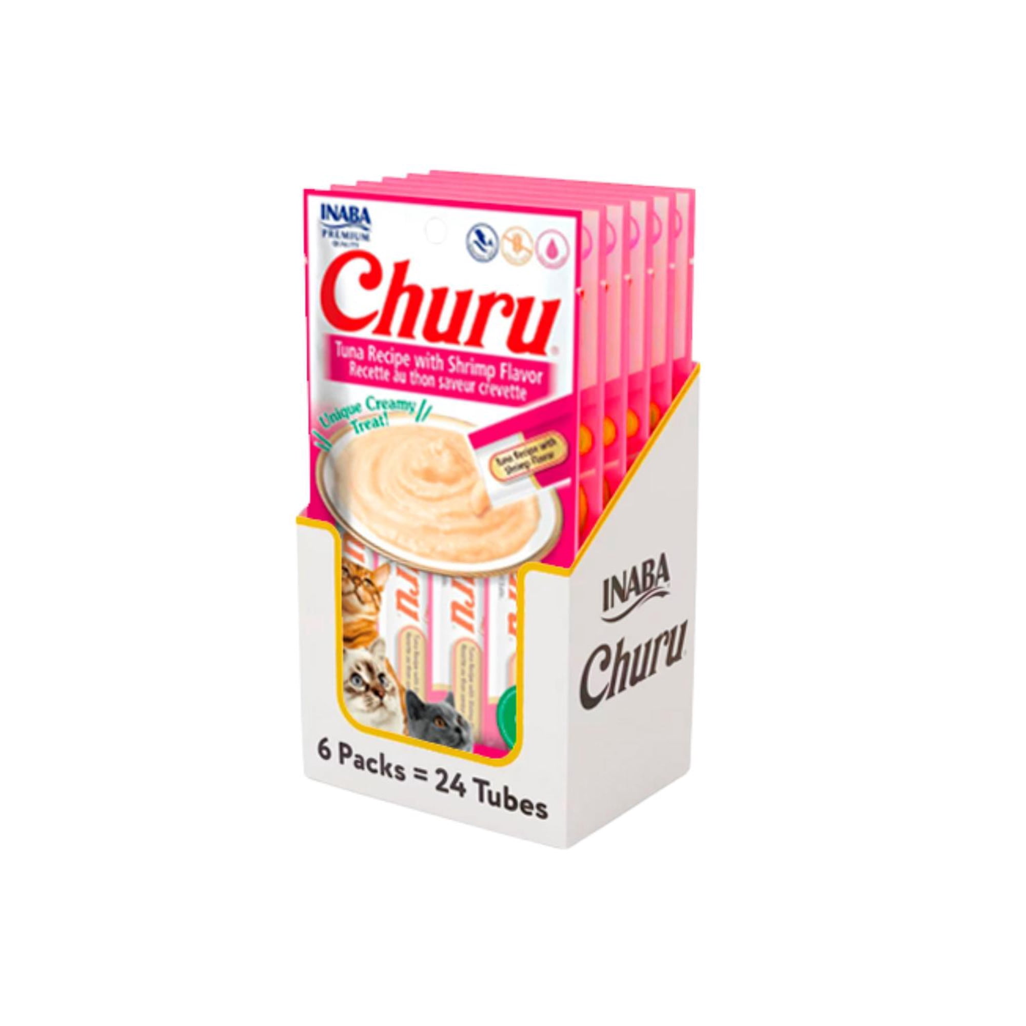 Churu Cat Atún y Camarón 14g x4 | Pack 6 Unidades