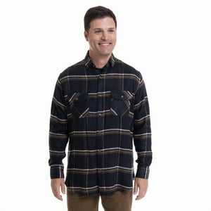 Kotting - Camisa Leñadora Azul Marino