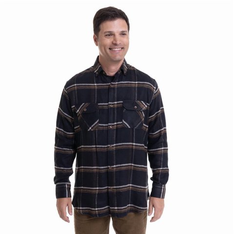 Kotting - Camisa Leñadora Azul Marino