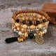 thumbnail image 1 of Creative Bohemian Bracelet Layered Beaded Stretch Bracelet, 1 of 5