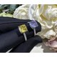 thumbnail image 4 of Anillo de Compromiso de 2.5 Quilates Corte Cojín para Mujer Anillo de Boda de Plata Esterlina de 4 Puntas CZ Diamante Simulado Amarillo/morado/rosa Anillo de Promesa Nupcial, 4 of 6