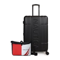 Pack Maleta Grande 23K Amsterdam Negra + Bolso Cetus Nautica