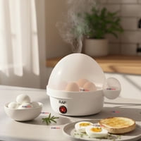 Máquina Hervidor Cocedor Huevos Vapor Eléctrico 350W Raf Color Blanco