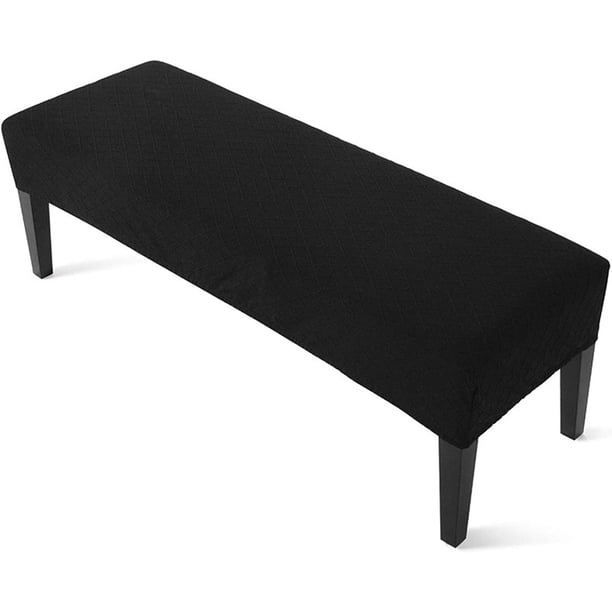 Funda elástica de jacquard para banco de comedor - Funda extraíble y antipolvo