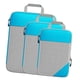 thumbnail image 4 of Juego De 3 Cubos De Embalaje Organizadores De Viaje Bolsas Organizadoras De Maletas Impermeable Azul Cielo, 4 of 5