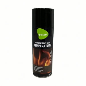 Passol - Spray Alta Temperatura Negro 400 Ml
