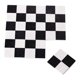 thumbnail image 1 of Juego De 9 Simulación 1/12 Escala Casa De Mu?ecas Pegatina De Piso Mu?eca Peque?a Decoración Negro Blanco, 1 of 1