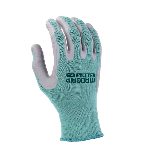 Guantes utilitarios MadGrip LPPUGRNRM Pro Palm verde azulado talla mediana