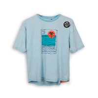 Polera Niño Celeste Pillin