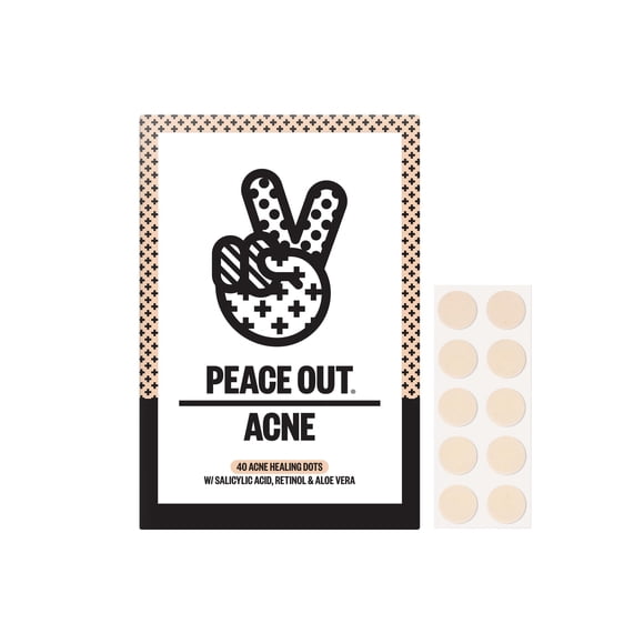 Parches para acné y espinillas PEACE OUT Skincare Jumbo Box (40 puntos)