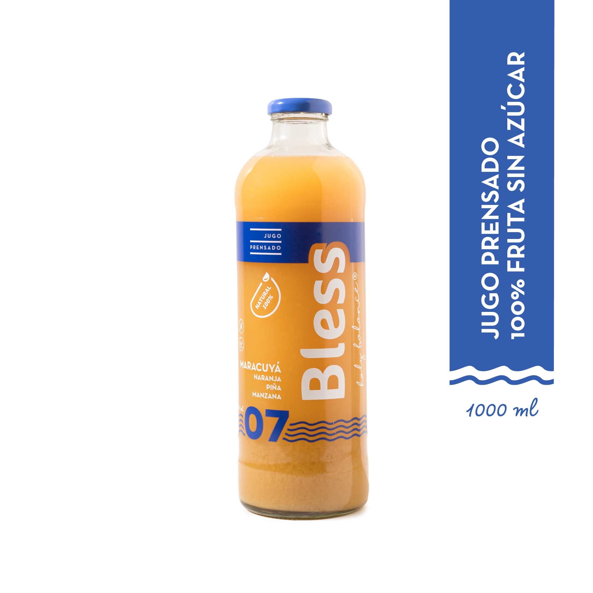 Jugo Natural Naranja Maracuya 1 L Bless
