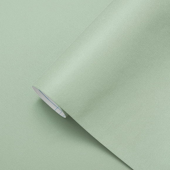 Papel tapiz Yasinet verde claro autoadhesivo de vinilo 45 cm x 3 m