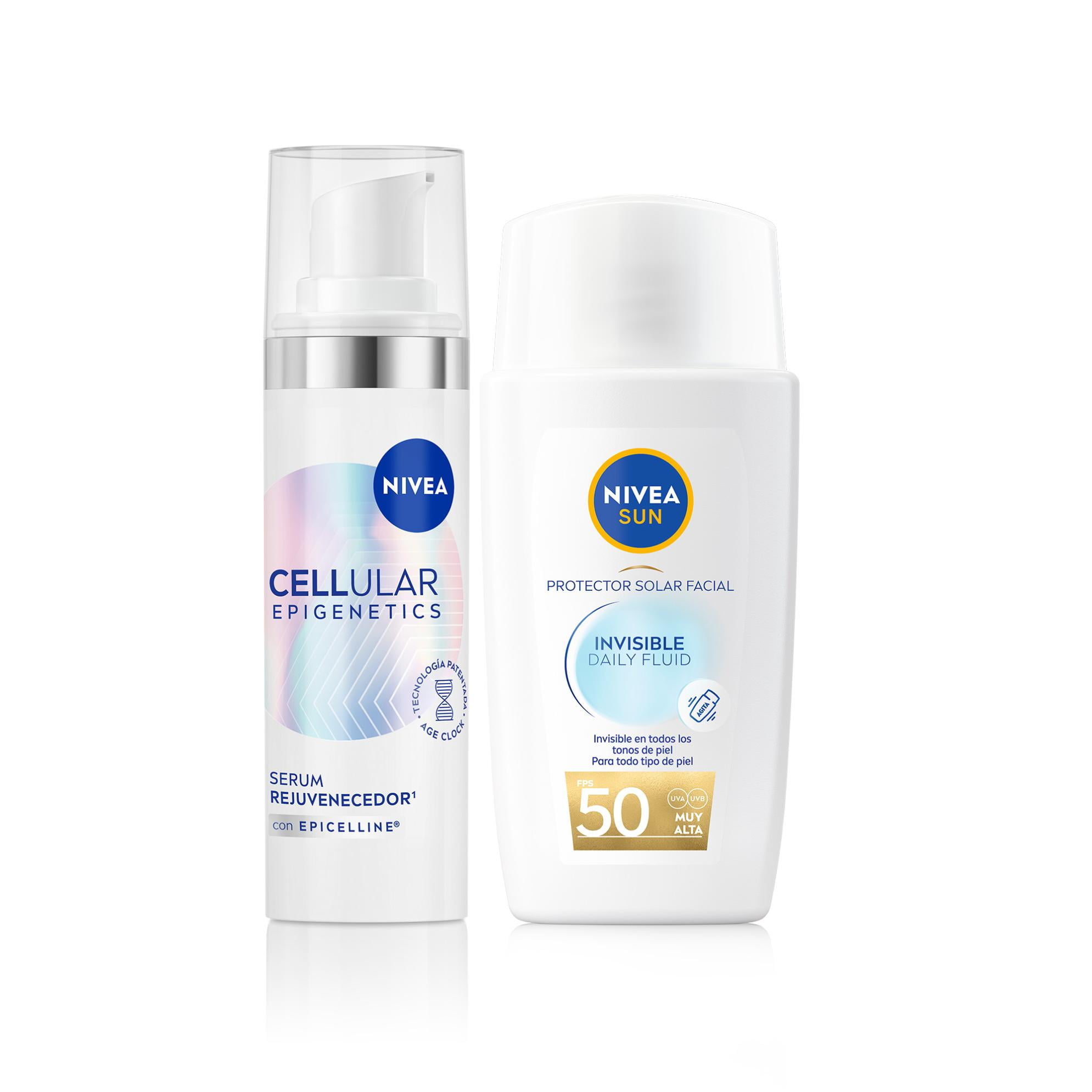 Nivea Sérum + Protector Solar Invisible Daily Fluid Fps50