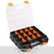 thumbnail image 4 of Organizador de herramientas Mayouko, doble cara, 34 compartimentos, negro/naranja, 4 of 8