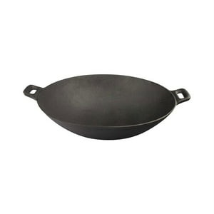 Wok Con Asas De Fierro 30Cm Negro Lugano