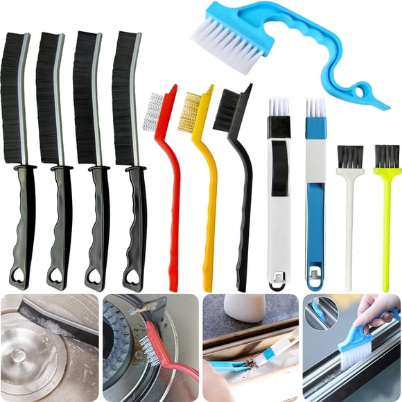 Cepillo de limpieza CRAFNEW 12 uds Limpiador de ranuras y detalles
