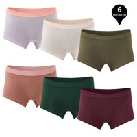 Giovacchino - Pack De 6 Calzones Boxer Pantaleta Bambú Mujer