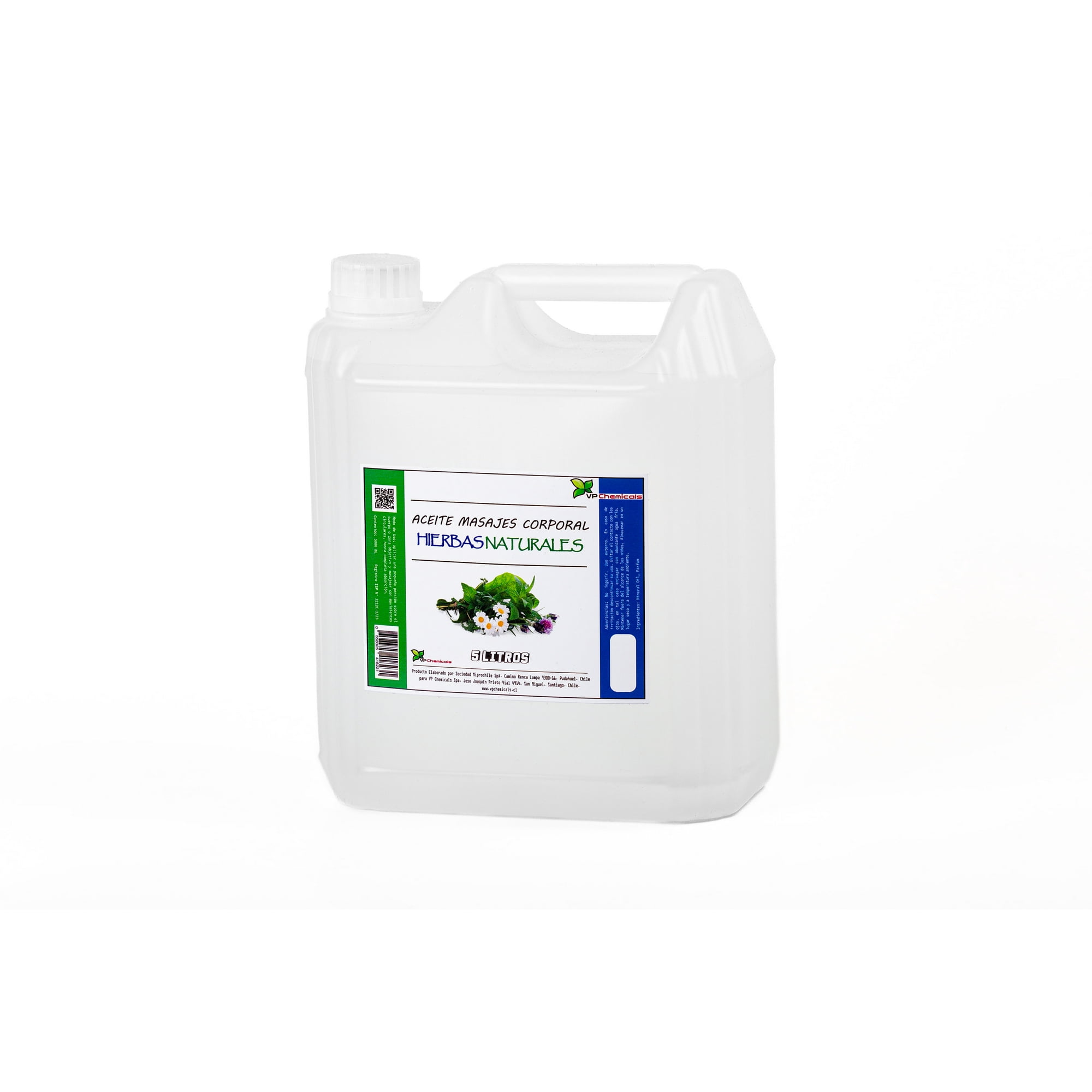 Vp Chemicals - Aceite De Masajes Hierbas Naturales Bidon 5 Litros