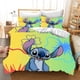 thumbnail image 1 of Stitch Anime Duvet Cover Set Comforte Printed Cartoon Twin Size Bedding Sets Christmas Gifts 3-piece Set Home Decor, 1 of 4