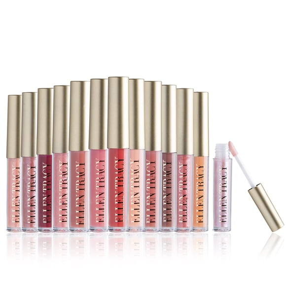 Set de brillo de labios ELLEN TRACY, 15 unidades, Complete Collection Gold