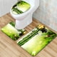 thumbnail image 3 of 1pc Modern Chinese Style Shower Curtain with 12 Hooks and Bamboo and Stone Pattern - Perfect for Bathroom Decor and Organization, 3 of 4