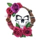 thumbnail image 5 of Halloween Skull Wreaths Artesanía Colgante De Pared Colgante De Pared Para Decoración Blanco, 5 of 5