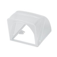 Ioensy - Protector De Receptáculo De Caja De Enchufe De Pared Para Exteriores, Mejoras Para El Hogar, Restaurante, Plegable, Transparente