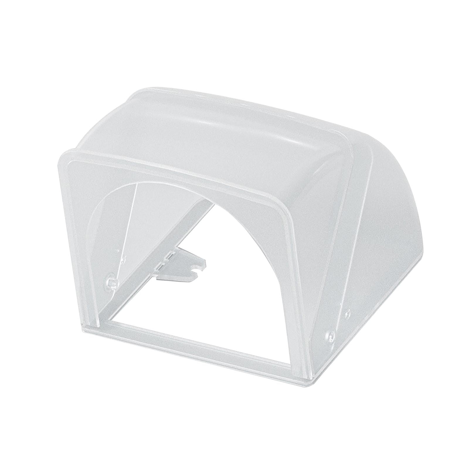 Ioensy - Protector De Receptáculo De Caja De Enchufe De Pared Para Exteriores, Mejoras Para El Hogar, Restaurante, Plegable, Transparente