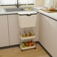 thumbnail image 2 of Bote De Basura Movil Apilable 3 Capas Cocina Baño Hogar, 2 of 3