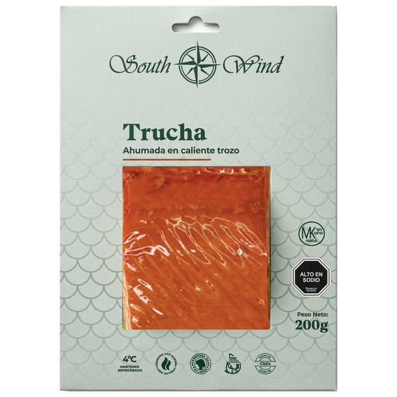 Trucha Ahumada en Caliente Trozo Refrigerada, 200 g