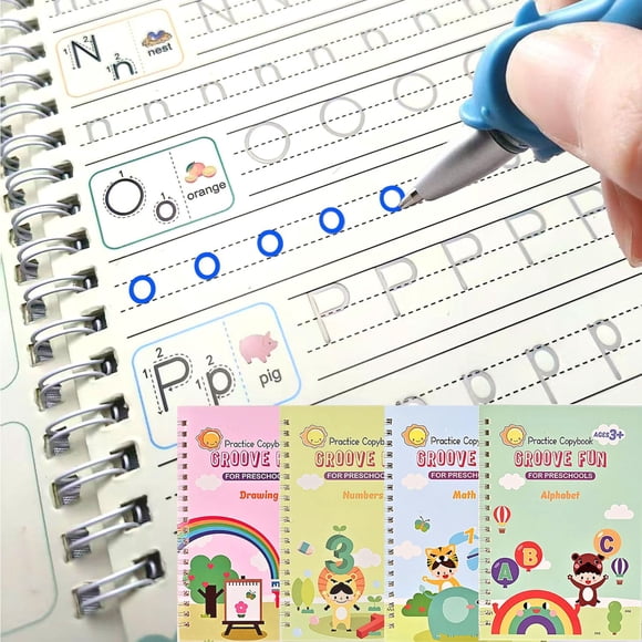 Cuaderno de trazado de letras reutilizable ZAYSWDNS 19 cm