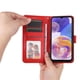 thumbnail image 3 of Funda tipo cartera FOXDOCK para Samsung Galaxy A23 4G/5G , diseño girasol en relieve, cuero PU, cierre magnético, soporte y tarjetero, 3 of 5