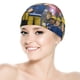 thumbnail image 5 of Sam el bombero Gorro de Natación de Licra, Gorro de Baño de Tela Cómoda, Gorro Elástico Antideslizante para Hombres, Mujeres y Niños, 5 of 6